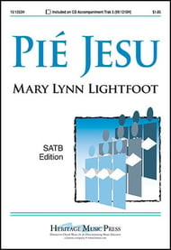 Pie Jesu SATB choral sheet music cover Thumbnail